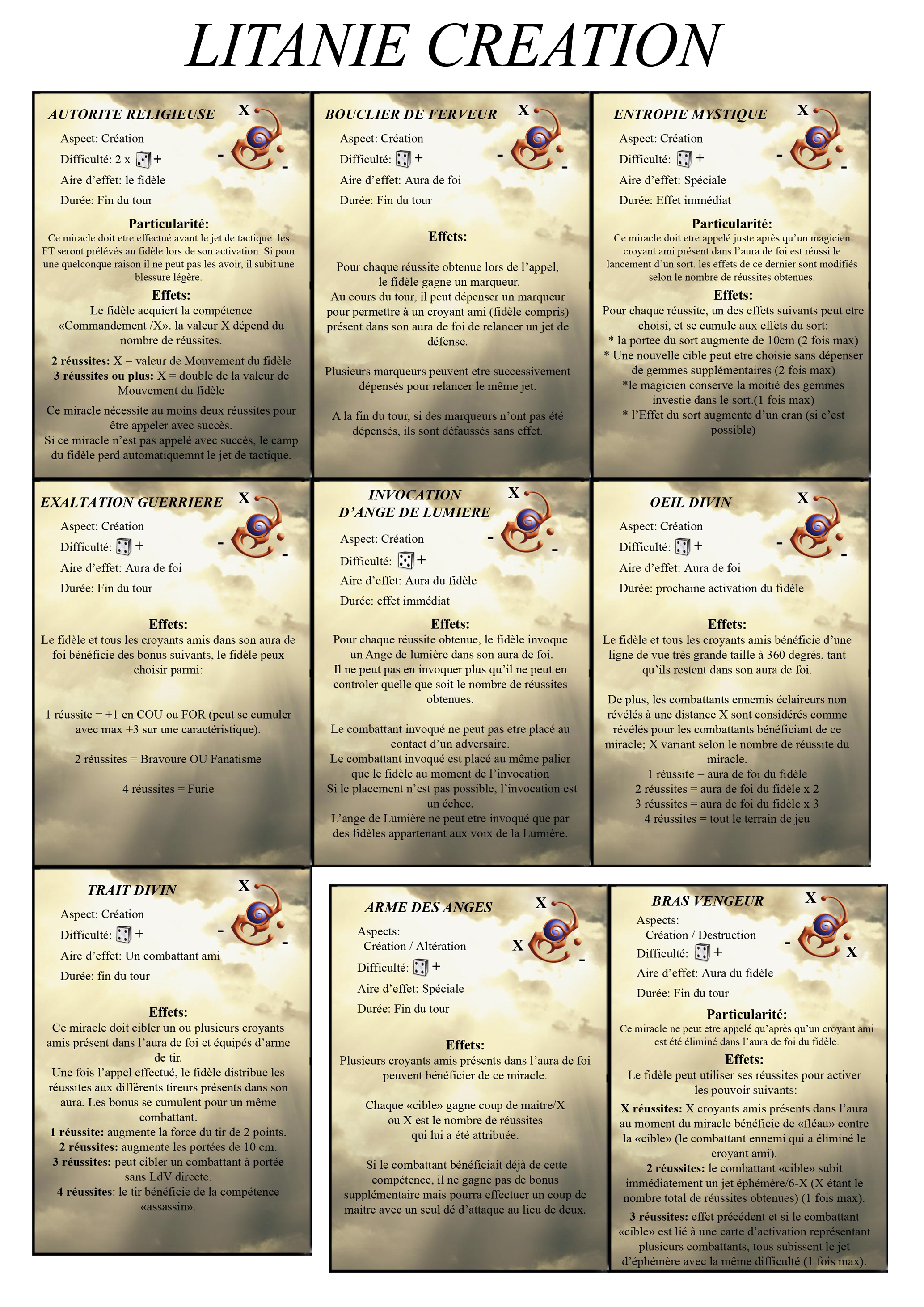 Litanie de Création